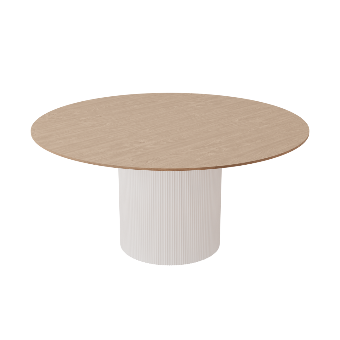 Natural Top / Matt White Base